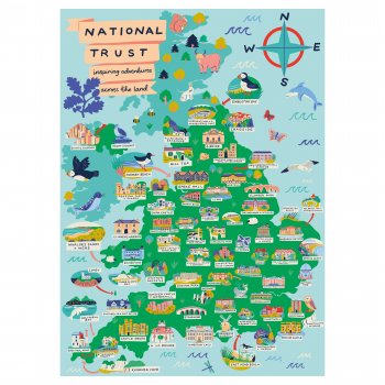 National Trust Across the Land Jigsaw - 1000 Piece