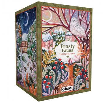 Frosty Fauna Jigsaw Gift Set - 3 x 500 Piece