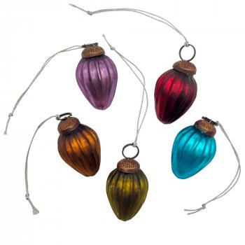 Glass Baubles - Set of 15