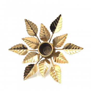 Floral Bottle Top Candle Holder