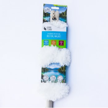 Greener Cleaner Extendable Microfibre Dusting Magnet - Cream
