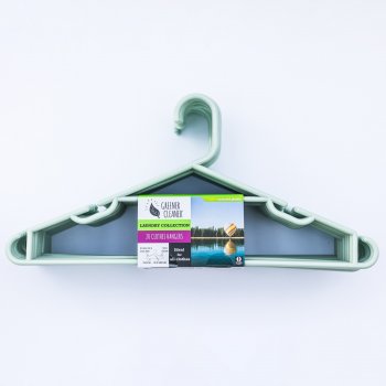 Greener Cleaner 20 Clothes Hangers - Sage Green