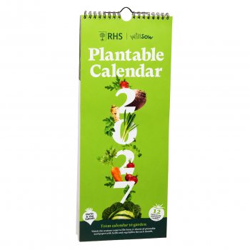 Willsow RHS 2027 Plantable Veg & Herb Wall Calendar