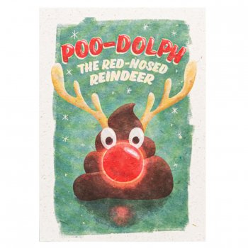 Willsow Poo Dolph Christmas Card