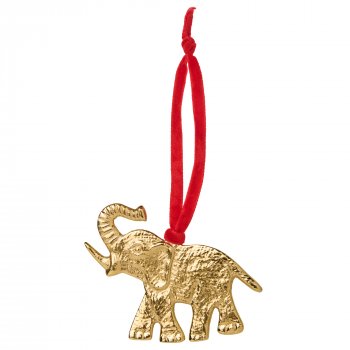 Gold Metal Elephant Decoration
