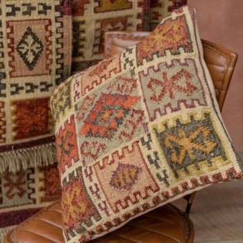 Narayan Handloom Kilim Cushion Cover - 50 x 50cm