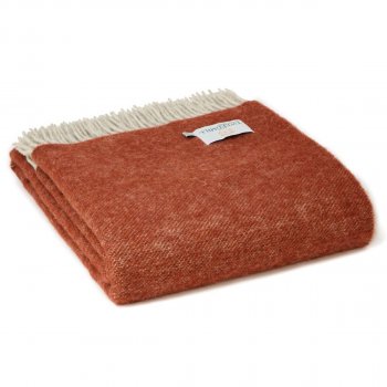 Dartmoor Reversible Throw - Ketchup - 150 x 183cm