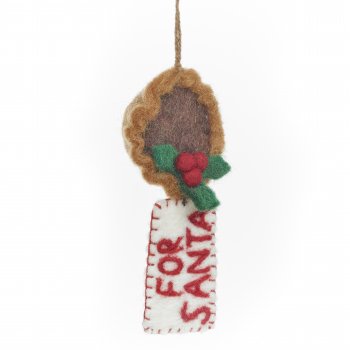 Felt Snack for Santa Hanging Decoration