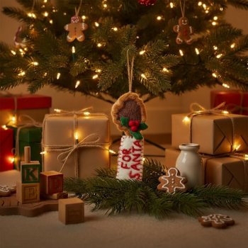 Felt Snack for Santa Hanging Decoration