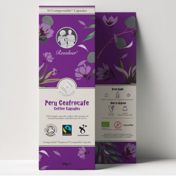 Revolver Fairtrade & Organic Peru Nespresso Coffee Capsules - 52g