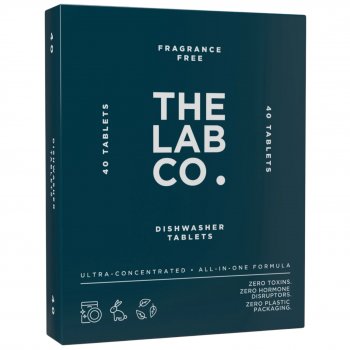 The Lab Co. Dishwasher Tablets - Fragrance Free - 40 tablets