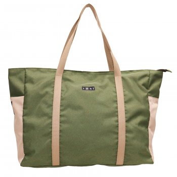VENT for Change Zipped Shopping Bag - Sage Green