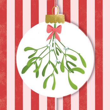 Transform Trade Mistletoe Bauble Charity Christmas Cards - Pack of 10