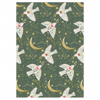 Transform Trade Doves Christmas Gift Wrap - 4 sheets