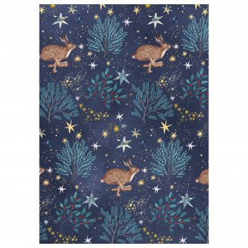 Transform Trade Starlit Fields Christmas Gift Wrap - 4 sheets