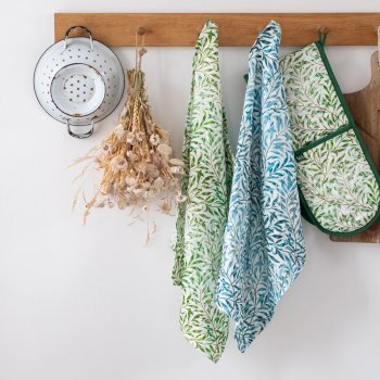 V&A Willow Boughs Florals Organic Cotton Tea Towels