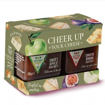 Cottage Delight Cheer Up Your Cheese Chutney Gift Set