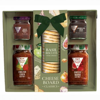 Cottage Delight Cheese Board Classics Gift Set