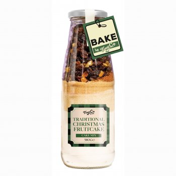 Bake By Treat Co Traditional Christmas Fruit Cake Mix Bottle - 530g