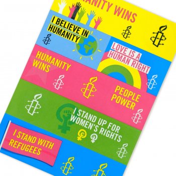Amnesty Sticker Sheet - People Power Collection