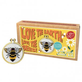 Match Box�Cross Stitch Kit - Love the Earth Love the Bees!