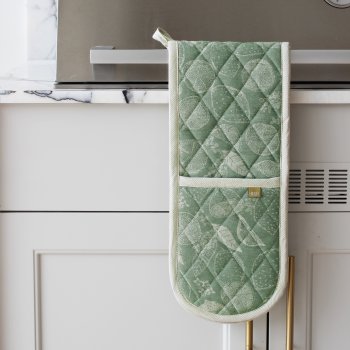 Raine & Humble Lemon Marmalade Double Oven Glove - Sage