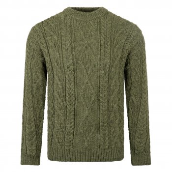 Aran Jumper - Dark Apple