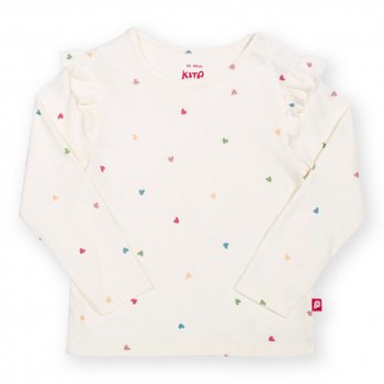 Kite Little Hearts Frill T-Shirt