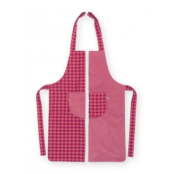 Kite Damson Check Reversible Apron