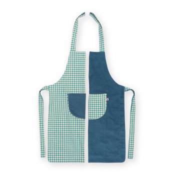 Kite Ocean Check Reversible Apron