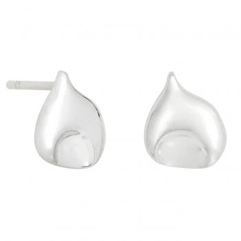 Vurchoo Petite Dimple Silver Stud Earrings