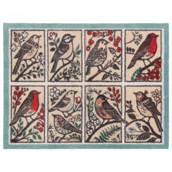 RSBP Birds Postbook Beige Doormat - 65x85