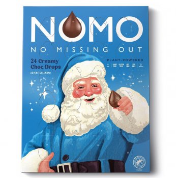 NOMO Xmas Free From Chocolate Advent Calendar - 70g