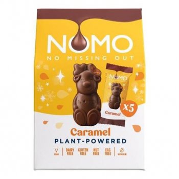 NOMO Xmas Mini Reindeer Caramel Multipack - 53g