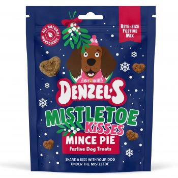 Denzels Mistletoe Kisses Christmas Dog Treats - 90g