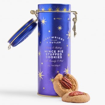 Cartwright & Butler Night Before Christmas Mince Pie Stuffed Cookies in Tin - 200g