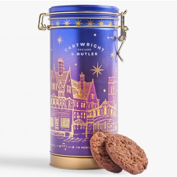 Cartwright & Butler Night Before Christmas Musical Tin with Triple Chocolate Biscuits - 200g