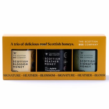 The Scottish Bee Company Trio of Honey Gift Set
