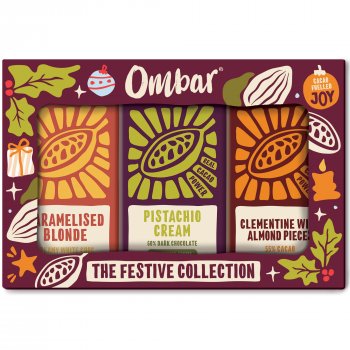 Ombar Festive Chocolate Bar Collection
