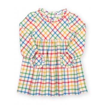 Kite Rainbow Check Dress