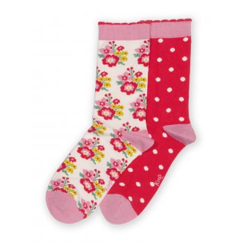 Kite Winter Posy Socks Pink - UK4-7
