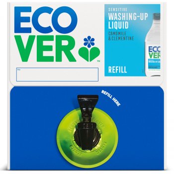 Ecover Washing Up Liquid Refill Bag in a Box - Camomile & Clementine - 15L