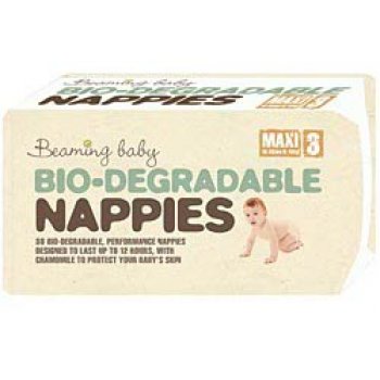 Beaming Baby Biodegradable Nappies - Maxi - Size 3