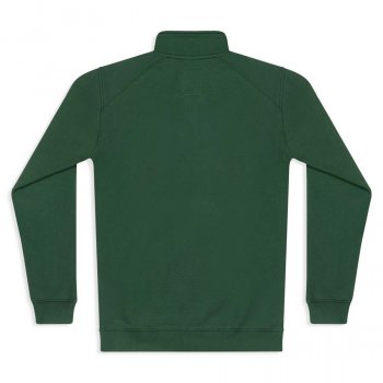 Mens Nevis Quarter Zip Sweatshirt - Greener Pastures