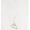 LA Jewellery Recycled Silver Love Neckalce