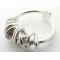 LA Jewellery Recycled Fil Embale Silver Ring