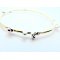 LA Jewellery Fairtrade Fairmined Silver And Brass Pebble Bangle