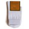 100% Organic Cotton Ankle School Socks - White