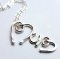 LA Jewellery Fair Trade 'Mums The Word' Recycled Silver Necklace