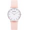 Votch Classic Collection Vegan Leather Watch - Silver